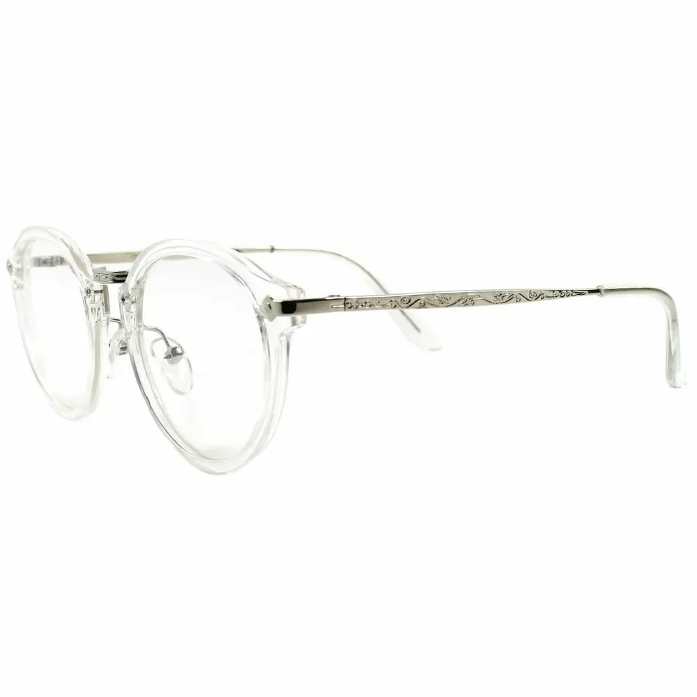 Indie Classic Vintage Retro Fashion Stylish Transparent Round Clear Lens Glasses
